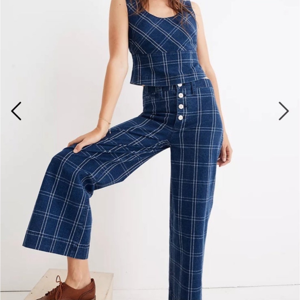 Madewell Emmett wide leg pant size 27